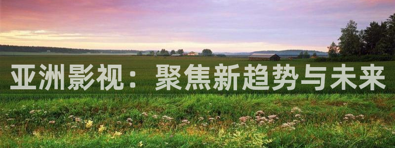 亚洲影视：聚焦新趋势与未来
